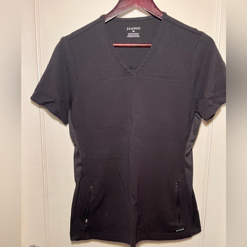 Jaanuu Scrub Top Black